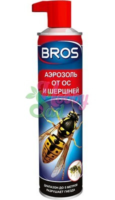 Аэрозоль от ос и шершней (300 мл) BROS