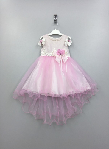 Нарядное платье для девочки (розовое) TRP5138