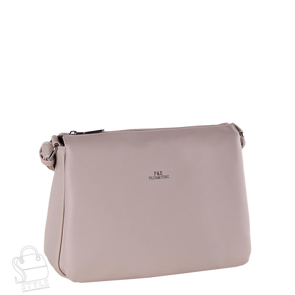 Сумка женская 1366-60 l.gray Polina&Eiterou