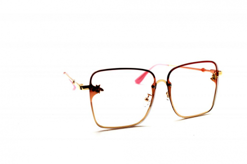 женские очки 2020-n - GUCCI 1863 квадрат розовый