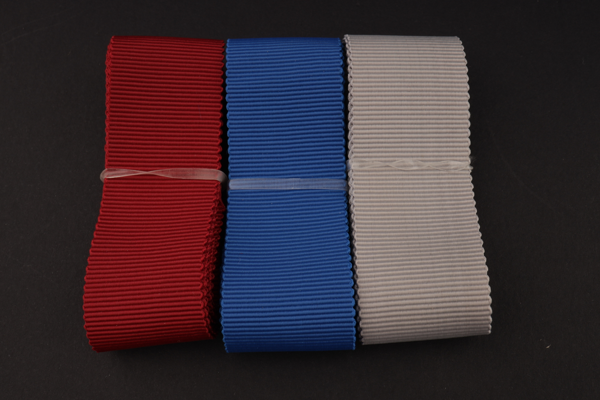 Декоративная лента микс, 25мм 3шт по 1м