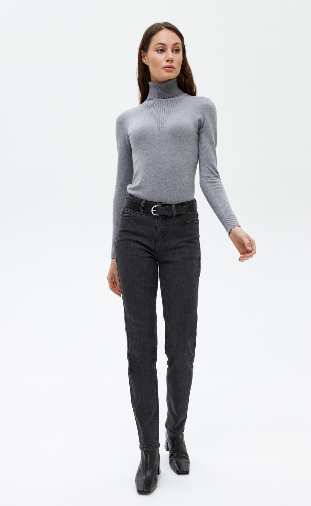 Джинсы F022-01-715 black