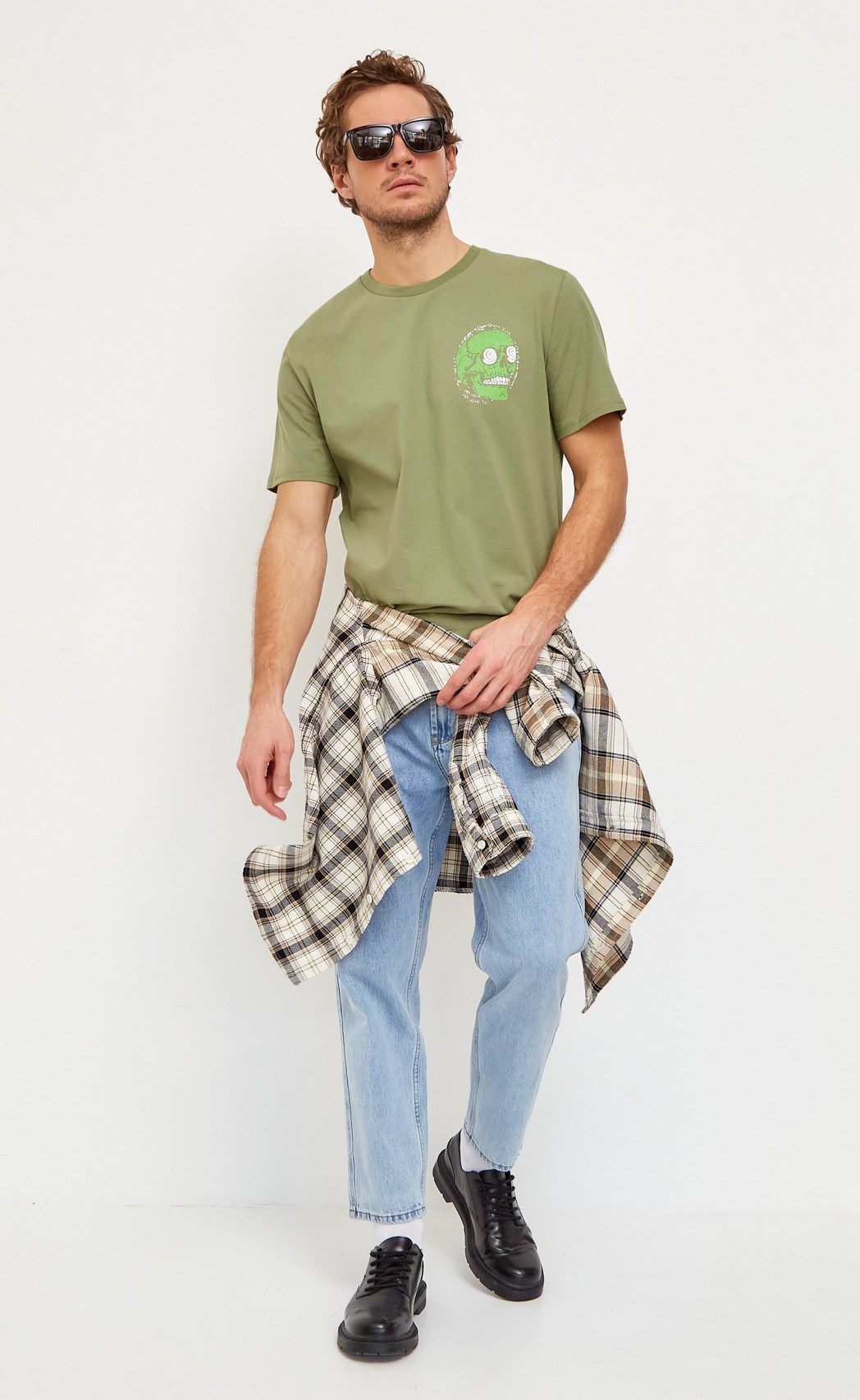 Ст.цена 975р. Футболка муж. FJ-6000-08b khaki Fine Joyce 318401597