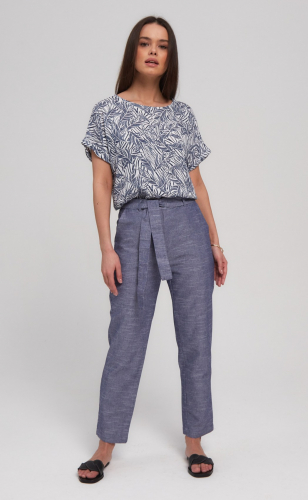 Блузка F212-1131-1 blue