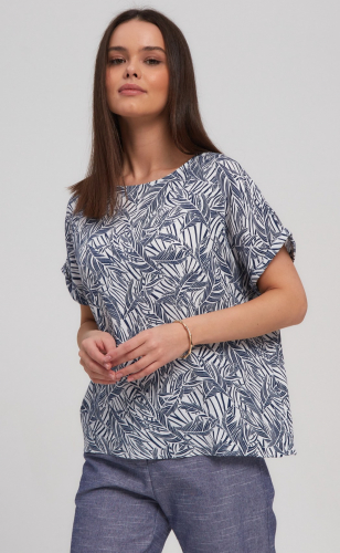 Блузка F212-1131-1 blue