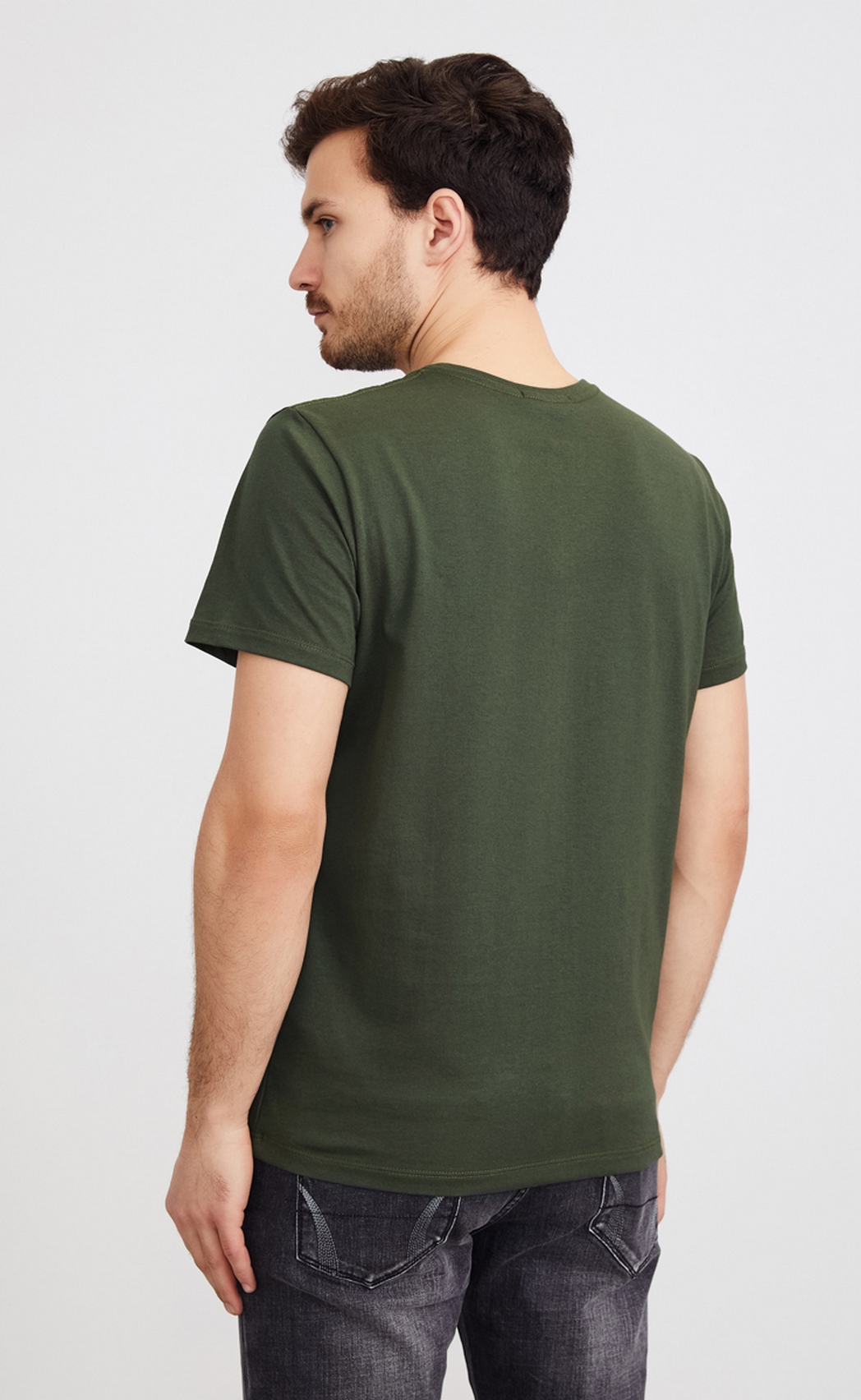 Ст.цена 490р. Футболка F111-06-657 khaki Fine Joyce 1856629728