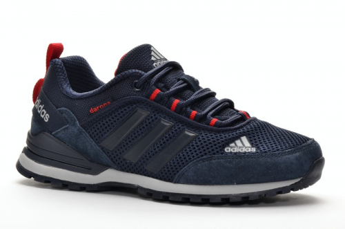 Sport + ADD DB1292-13 Кроссовки син текстиль+замша