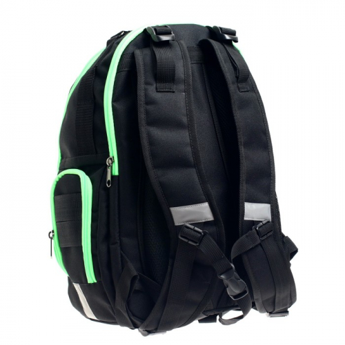 Рюкзак молодёжный, 42 х 28 х 16 см, эргономичная спинка, 18 л, Calligrata Г Real, чёрный