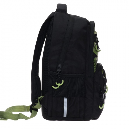 Рюкзак школьный, 39 х 28 х 19 см, Grizzly 254, эргономичная спинка, отделение для ноутбука, камуфляж RB-254-3