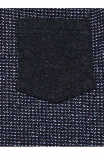 Комплект (кардиган+брюки) #774320 524366 Костюм 2ПДБ3958858н Гусиная лапка мелкая текстильная синий+темно-синий99