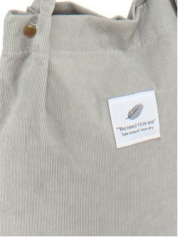 Сумка женская текстиль LIU-01-mpl, 1 отд (без молнии), вельвет серый 247851
