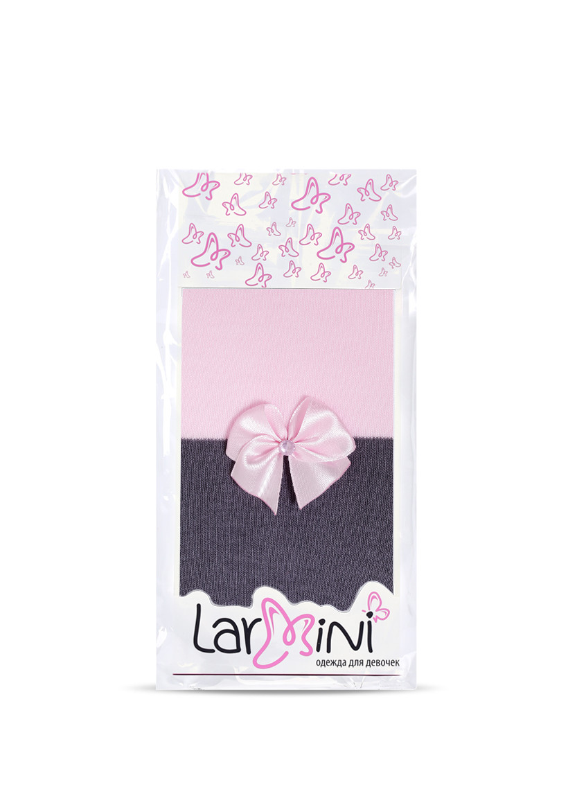 LARMINI Колготки LR-C-CAT-B-SLL-S, цвет серый/розовый