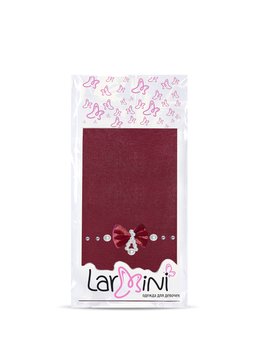 LARMINI Колготки LR-C-OKN-160907-2PJ-B-PPJ, цвет бордовый