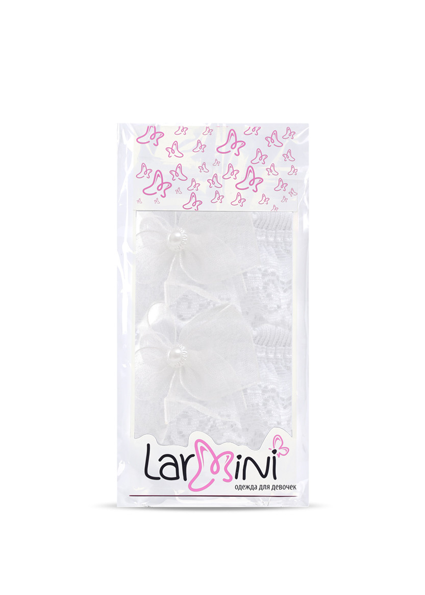 LARMINI Носки LR-S-2KS-35-BO-SLL-ВPJ, цвет белый