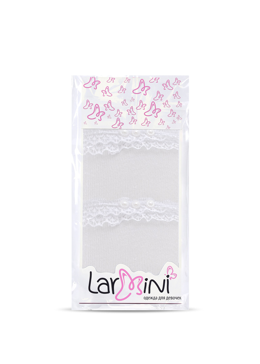 LARMINI Гольфы LR-G-2KT-12-3DPJ, цвет белый