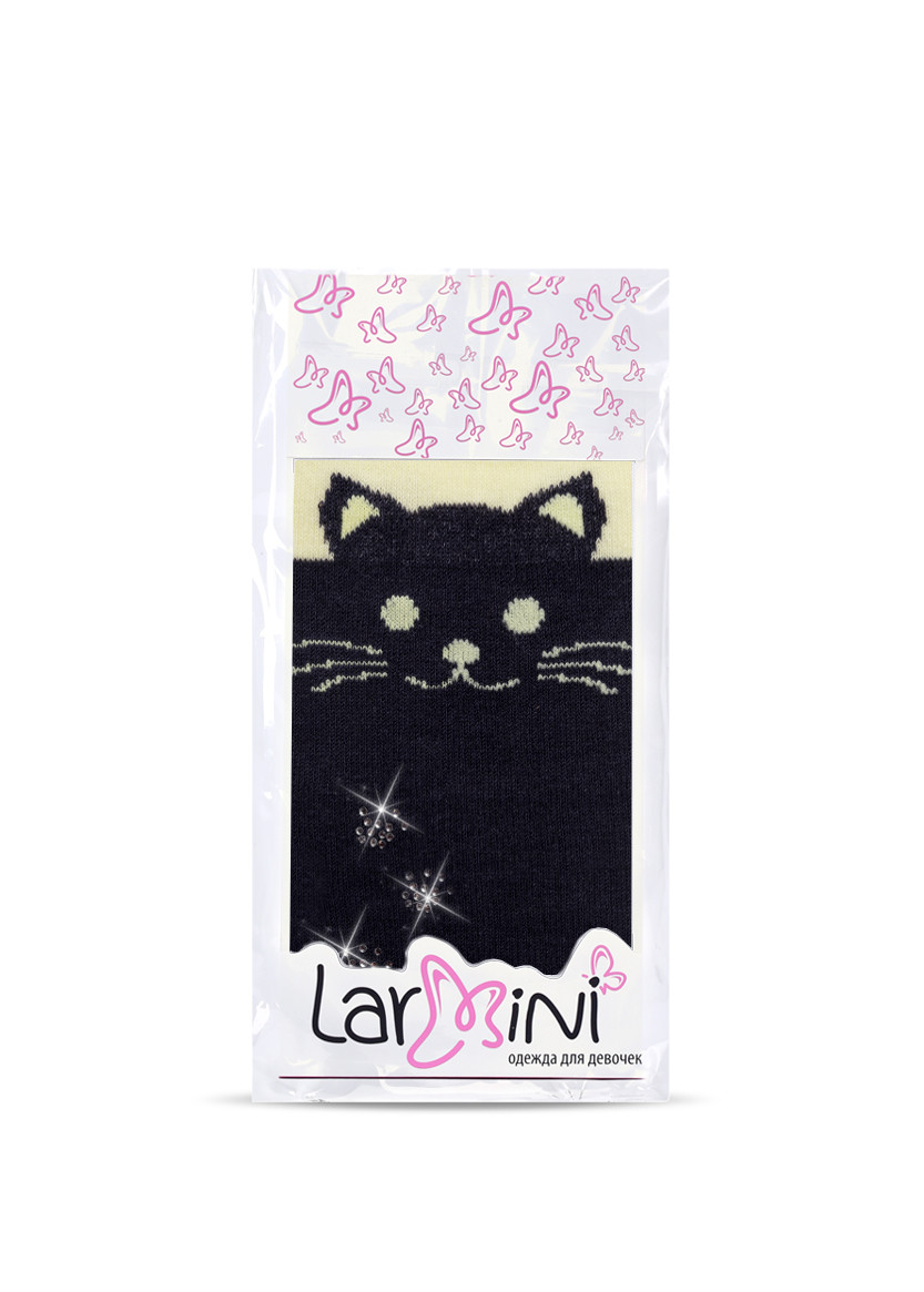LARMINI Колготки LR-C-CAT-168056, цвет серый/желтый