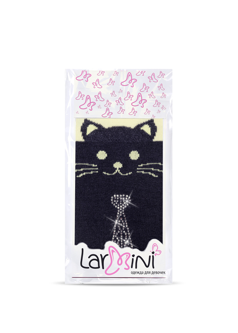 LARMINI Колготки LR-C-CAT-164832-164799, цвет серый/желтый