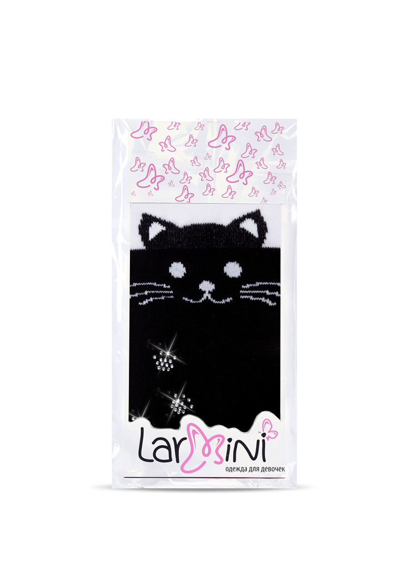 LARMINI Колготки LR-C-CAT-168056, цвет черный/белый