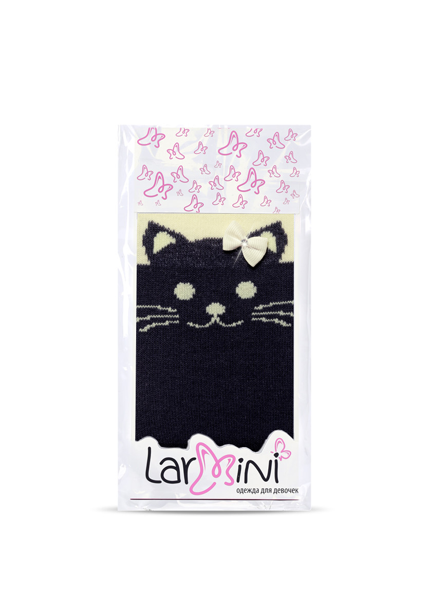 LARMINI Колготки LR-C-CAT-B-B-S-G, цвет серый/желтый