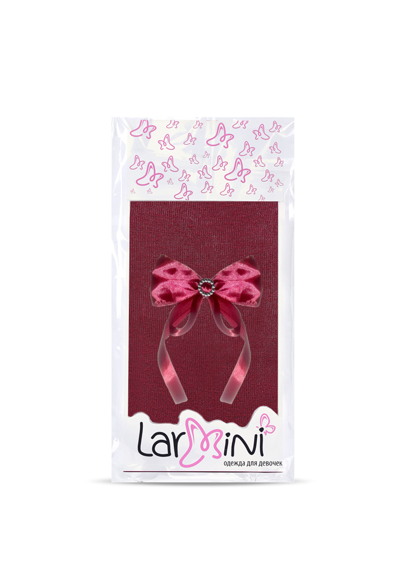 LARMINI Колготки LR-C-B-AB-V-PRBS, цвет бордовый
