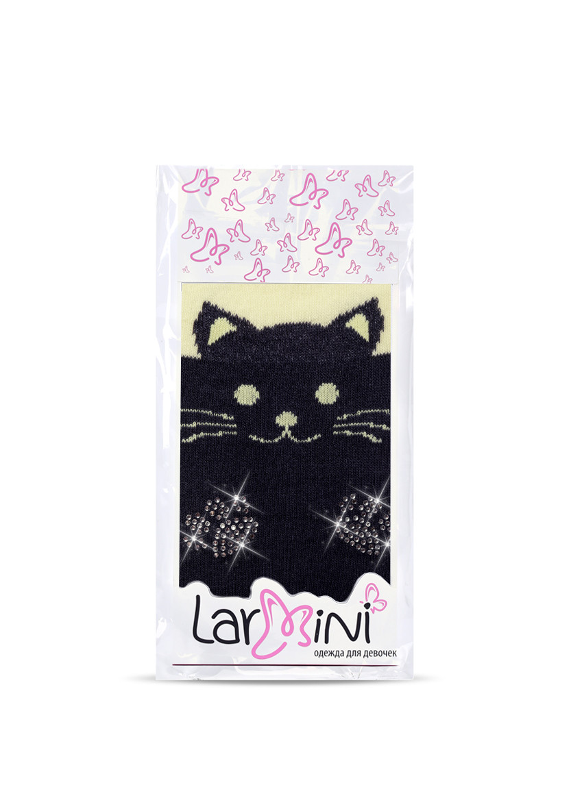 LARMINI Колготки LR-C-CAT-164831, цвет серый/желтый