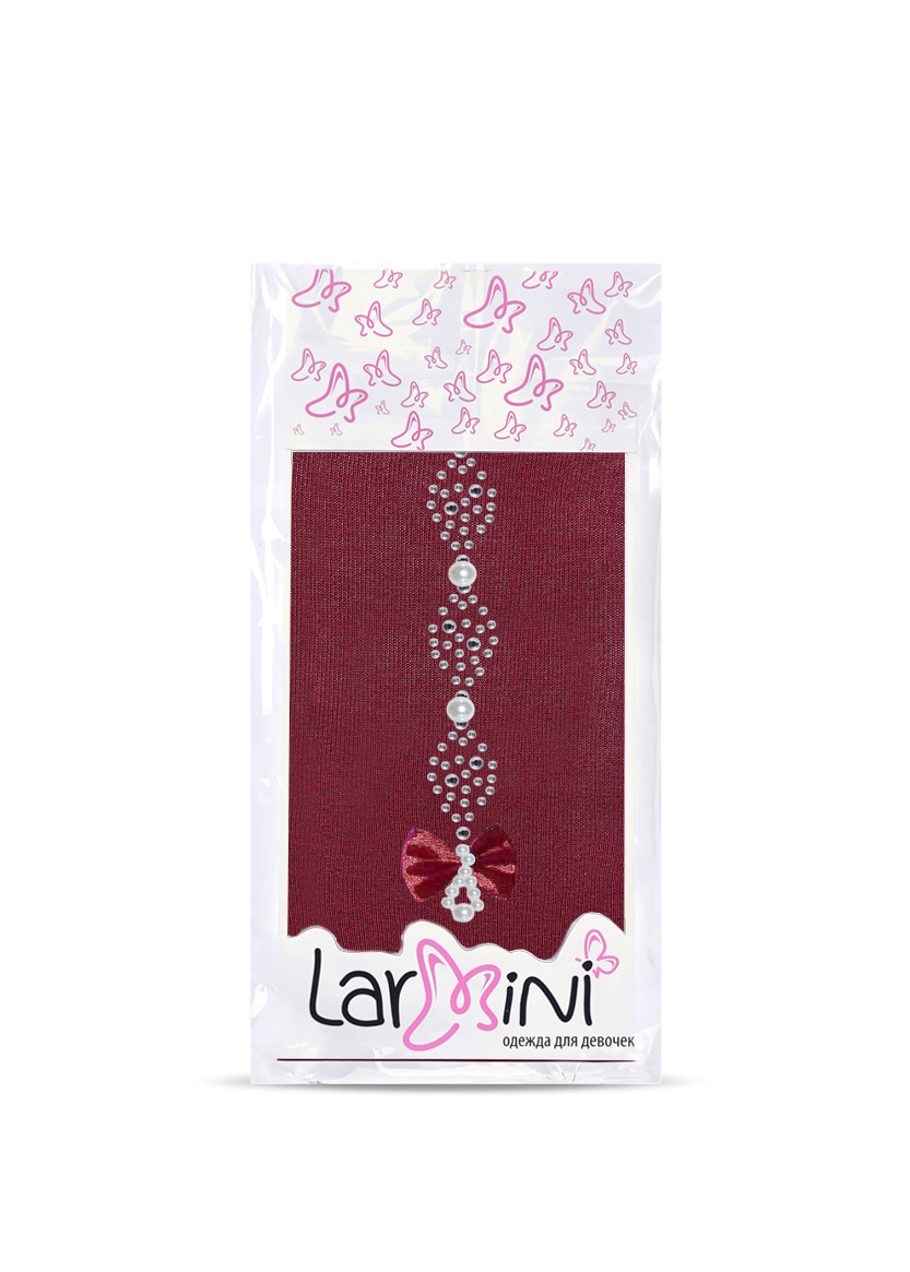 LARMINI Колготки LR-C-178902-2PJ-B-B-PPJ, цвет бордовый