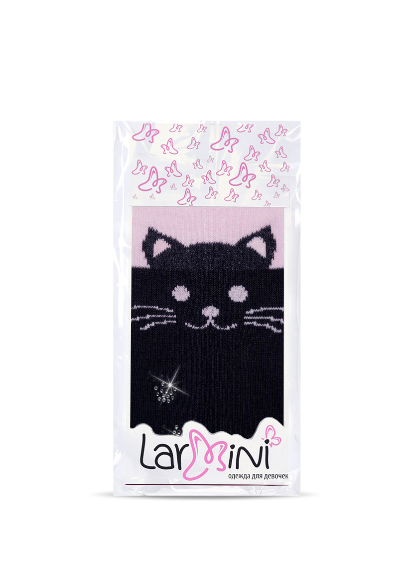 LARMINI Колготки LR-C-CAT-168056, цвет серый/розовый