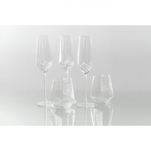 Бокал стеклянный для шампанского Magistro «Дарио», 180 мл, 5×27,5 см, цвет прозрачный
