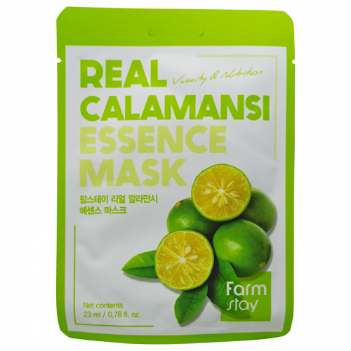 Маска с экстрактом каламанси FarmStay Real Calamansi