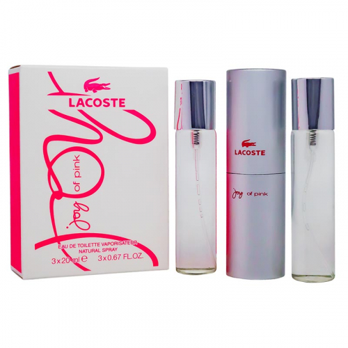 Копии Lacoste Joy Of Pink, edp., 3*20 ml