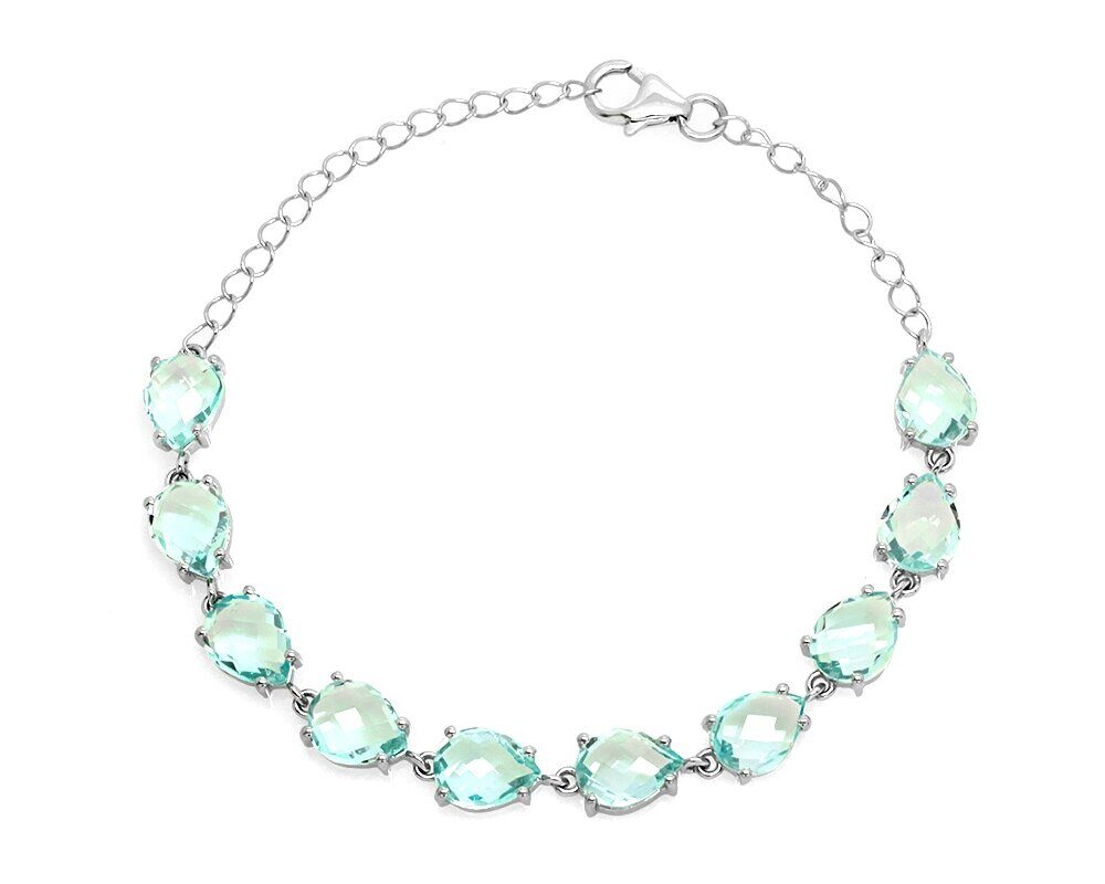 Браслет из серебра топаз, Красота