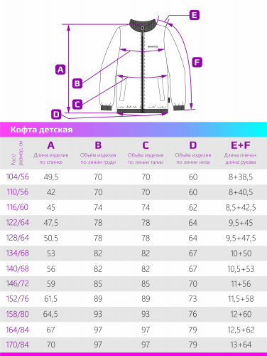 Кофта 4т5522 фуксия