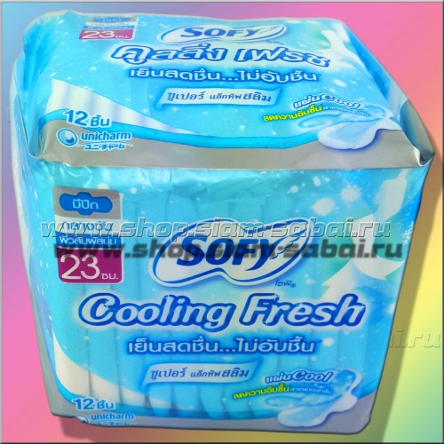 Тонкие охлаждающие прокладки -  ежедневки Sofy 16 штук