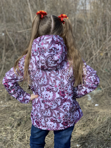 Куртка-ветровка для девочки арт. 4733