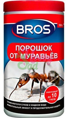 Порошок от муравьев  (100 г) BROS
