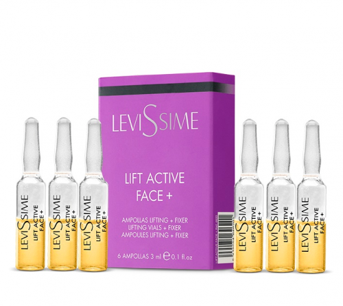 LEVISSIME Концентрат фиксирующие лифтинг-ампулы для лица / Anti-Aging Lift active face+ 6 х 3 мл