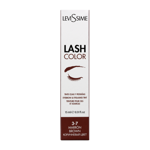 LEVISSIME Краска для бровей и ресниц, № 3.7 коричневый / Lash Color 15 мл