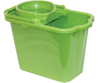 Ведро 9,5 л, с отжимом (сетчатый), пластиковое, цвет зеленый, (моп 602584, -585), IDEA, М 2421 602545