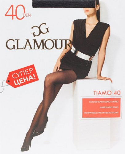 Колготки классические, Glamour, Tiamo 40 оптом