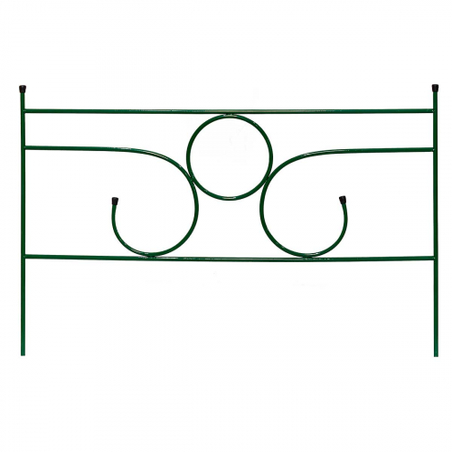 Заборчик металлический садовый №9 Ноктюрн-мини 0,59*0,48м 5 секций САДОВИТА