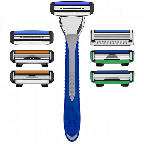 Комплект для бритья DORCO PACE-3 (Ручка +7 кассет Pace-7, Pace-6, Pace-4. Pace-3) ВЫГОДА 10%