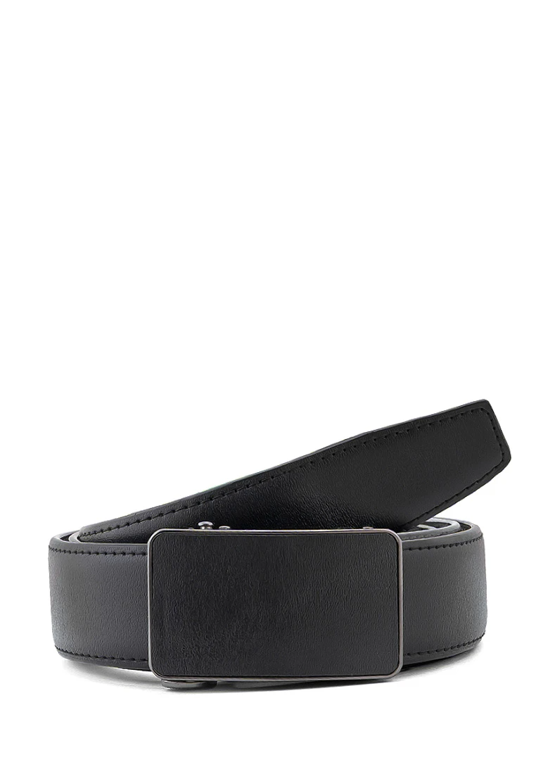 Ремень кожаный мужской CARPENTER Crt52/A гладк.черный