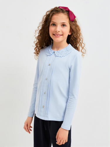 Блузка детская для девочек Esma голубой