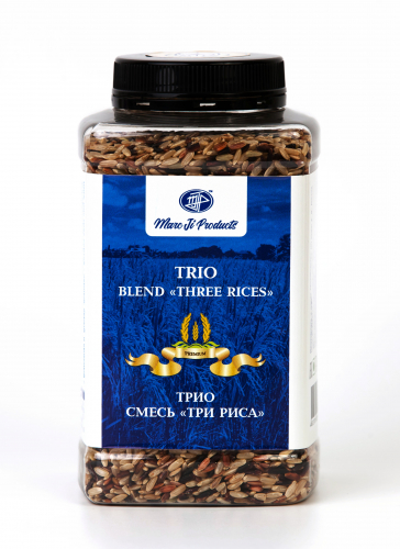 Трио смесь «Три риса» «TRIO BLEND «THREE RICES»», Россия / 800 г / пласт. банка / Marc Ji Products™