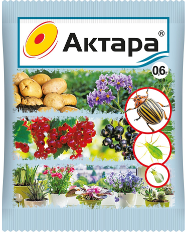 Актара Сухая 0,6 г (порошок) / 200 шт / В/Х (на 100 м2)