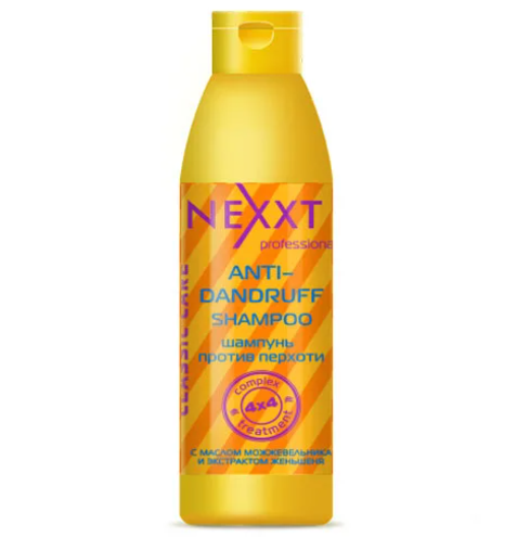 Шампунь NEXXT Professional против перхоти с маслом можжевельника и экстрактом женьшеня (Nexxt Anti-Dandruff Shampoo),1000 мл