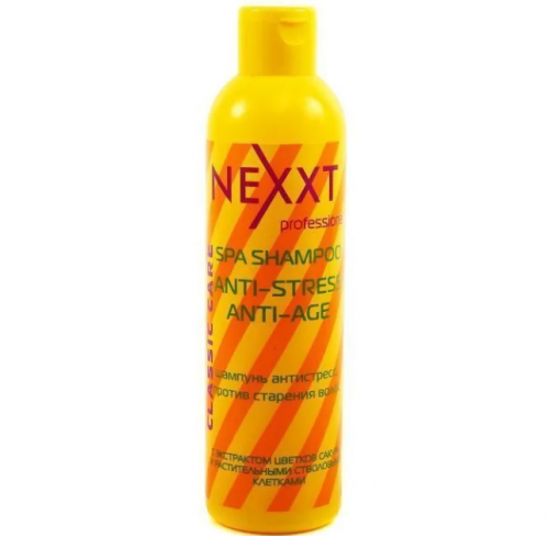 Шампунь NEXXT Professional антистресс, против старения волос (Nexxt Anti Stress Anti-Age Spa Shampoo),250 мл