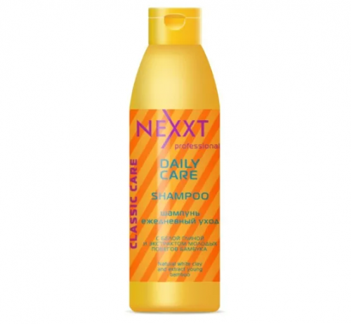 Шампунь NEXXT Professional ежедневный уход с белой глиной (Nexxt Daily Care Shampoo),1000 мл