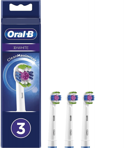 Насадки для электрических зубных щеток ORAL-B B 3D White Clean (3 шт)