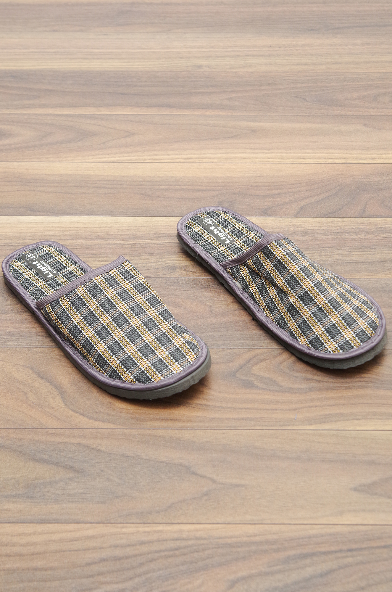 Обувь мужская, туфли комнатные арт 008/з (клетка)